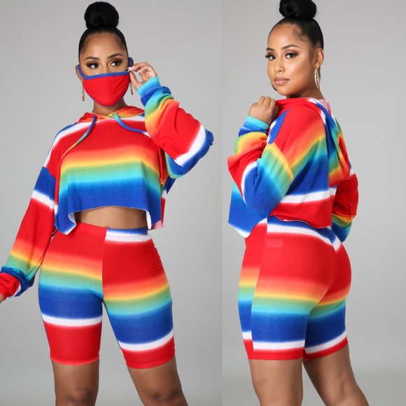 3 Piece Set With Face Mask - Picture 2 of 2